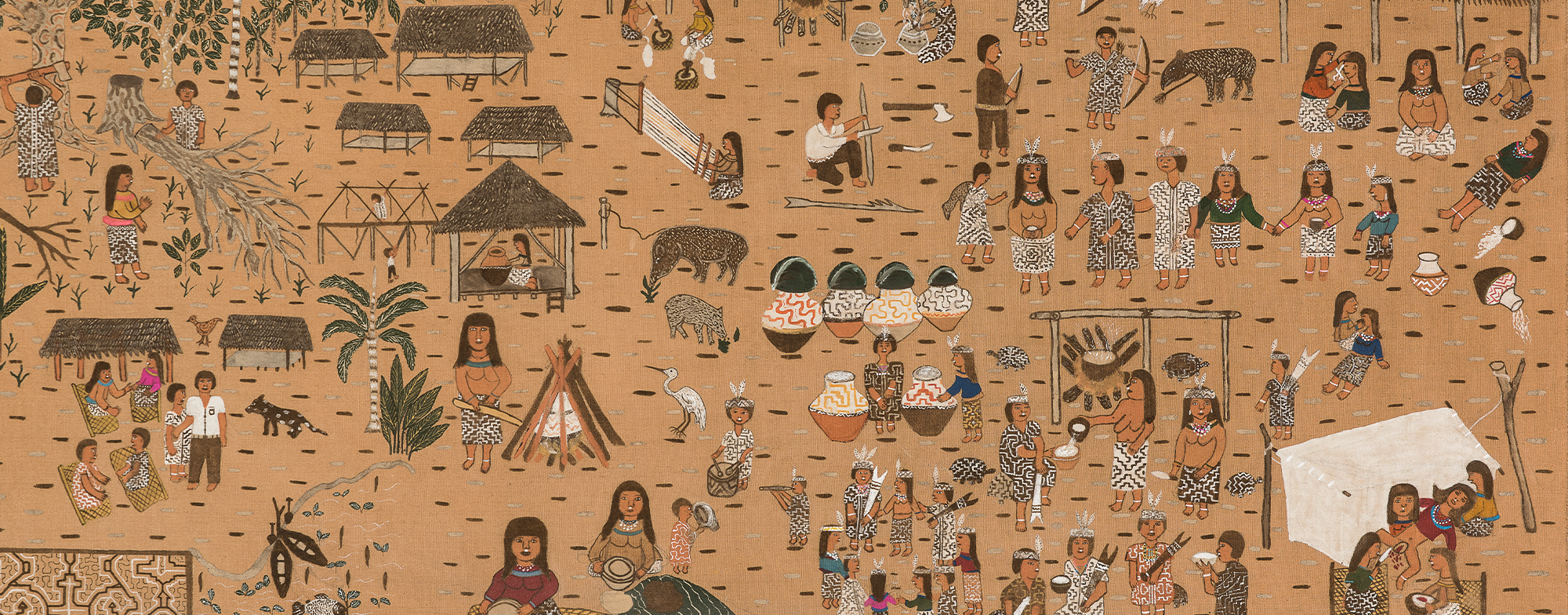 Obra "La gran fiesta del Ani Sheati" de Elena Valera y Bawan Jisbe